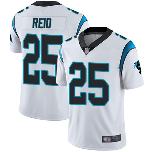 Carolina Panthers Limited White Youth Eric Reid Road Jersey NFL Football #25 Vapor Untouchable->carolina panthers->NFL Jersey